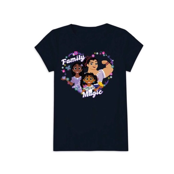Encanto Girls Short Sleeve T-Shirt Size 6-6x